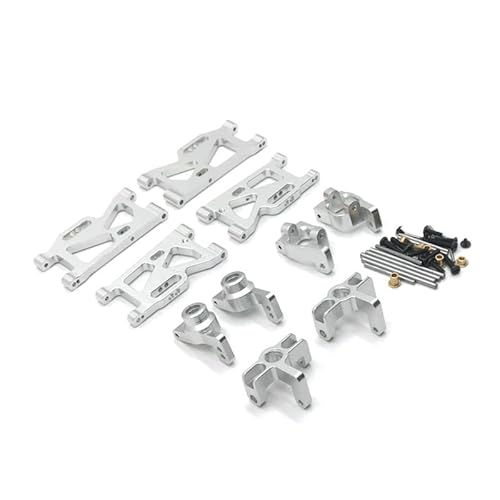QPAJWAKS Metall-Lenkbecher für WLtoys 144010 144001 144002 124016 124017 124018 124019 RC Autoteile, Blau, 5 Stück von QPAJWAKS