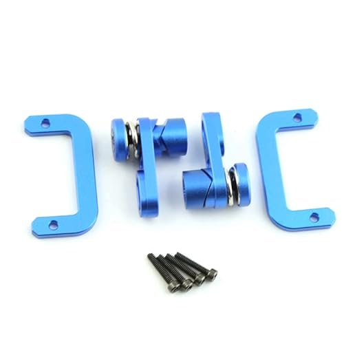 QPAJWAKS Metall Servo Halterung Servo Saver Kit for Axial SCX10 III AXI03007 AXI03003 AXI03006 1/10 RC Crawler Auto Upgrade Teile von QPAJWAKS