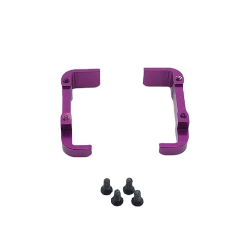 QPAJWAKS Metall Upgrade Retrofit Batterie Halter for WLtoys 144010 144001 144002 124016 124017 124018 124019 RC Auto Teile(Purple) von QPAJWAKS