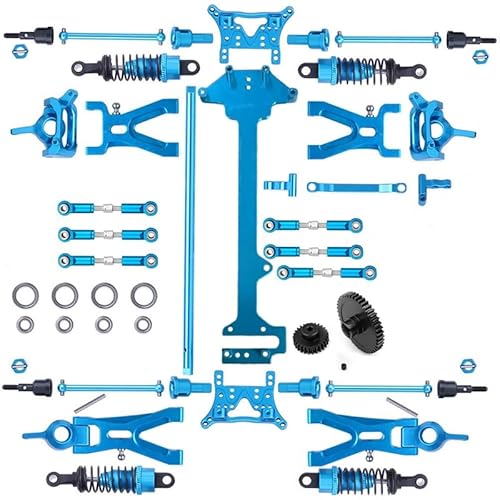 QPAJWAKS Metall-Upgrade-Teilesatz Antriebswelle Querlenker for Wltoys A959-B A969-B A979-B K929-B A959B 1/18 RC-Autozubehör von QPAJWAKS