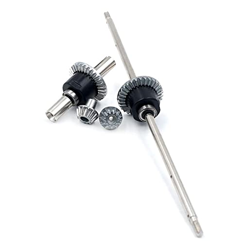 QPAJWAKS Metall Vorne Hinten Differential Getriebe Ersatzteile for Wltoys 12428 12423 RC Auto 12428-0011/0012/0013/0014 12428 Teile(D) von QPAJWAKS