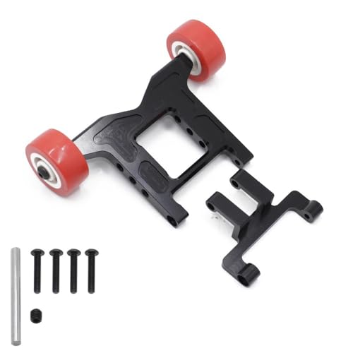 QPAJWAKS Metall-Wheelie-Bar for Arrma 1/10 Granit Big Rock 4x4 3S BLX Mega550 Kraton Outcast 4x4 4S BLX RC Auto-Upgrade-Teile(1 Set Black) von QPAJWAKS