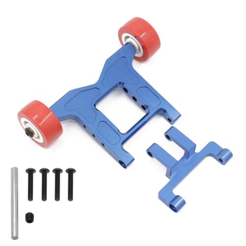 QPAJWAKS Metall-Wheelie-Bar for Arrma 1/10 Granit Big Rock 4x4 3S BLX Mega550 Kraton Outcast 4x4 4S BLX RC Auto-Upgrade-Teile(1 Set Blue) von QPAJWAKS