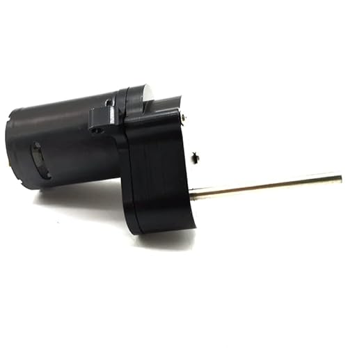 QPAJWAKS Metallgetriebe mit 370-Motor for WPL D12 D42 1/10 RC-Auto-Upgrades Teile Zubehör(Zwart) von QPAJWAKS