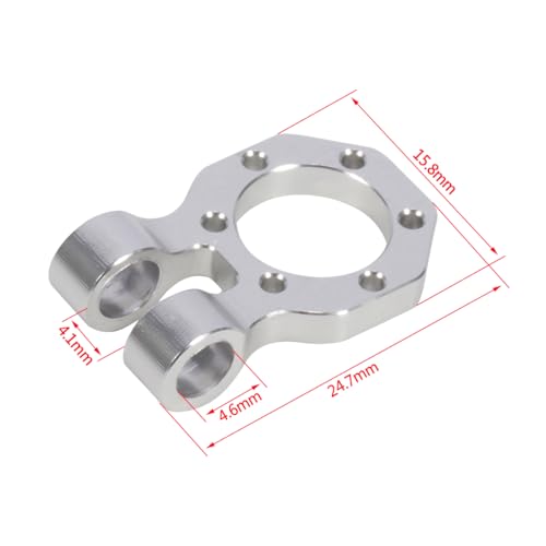 QPAJWAKS Modulare Stoßstange aus Aluminium, verstellbare Seilführung for 1/10 RC Crawler LCG Chassis SCX10 PRO TRX4 Sport Power Wagon Body Comp Builds(White) von QPAJWAKS