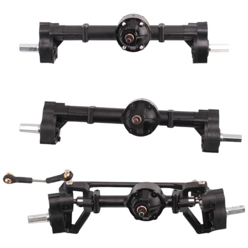 QPAJWAKS Praktisches 3-teiliges Portalachsen-Set for vorne, hinten, Mitte, for WPL B16 B36 6X6 6WD 1/16 RC-Auto, Upgrade-Teile, Zubehör von QPAJWAKS