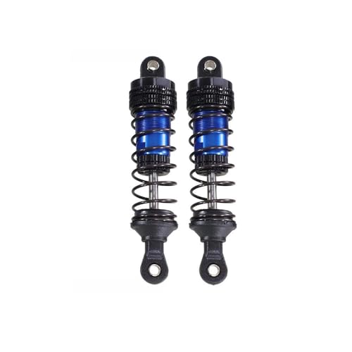 QPAJWAKS RC Auto Stoßdämpfer 77MM for MJX Hyper 1/14 14210 14209 14301-03 1/16 16207-16210 H16 Wltoys 144001 02 10 124010 124017 124019(Dark Blue) von QPAJWAKS