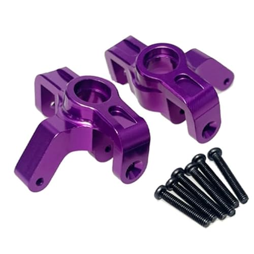 QPAJWAKS RC-Autozubehör, Lenkbecherkomponenten for MJX Hyper Go 1/14 14209 14210 H14BM RC-Auto-Upgrade-Teile(Purple) von QPAJWAKS