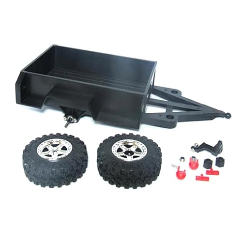 QPAJWAKS RC Crawler Anhänger Mit Hitch for MN WLP AUSTAR 1/18 RC Crawler Auto RC Auto Upgrade Teile von QPAJWAKS