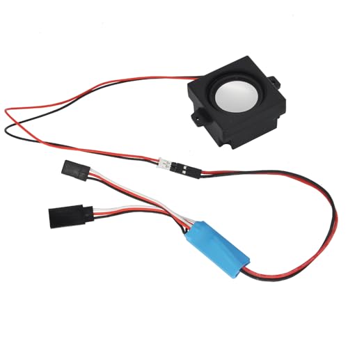 QPAJWAKS RC Diesel Engine Simulation Sound Module 5-8.4V Input 2W Small Horn Speaker for Remote Control Car Boat Airplane DIY Model(with Big Horn) von QPAJWAKS