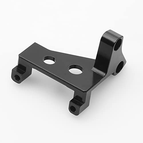 QPAJWAKS RC Metall Center Gear Box Diff Lock Servo Halterung for Trxs Trx4 Trx6 1/10 RC Crawler Auto Upgrade Teile Zubehör(Zwart) von QPAJWAKS