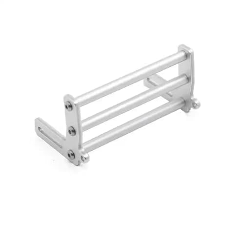 QPAJWAKS RS RC 1Set Metall Frontstoßstange Universal for 1/10 RC Auto TRX4 SCX10 Rock Crawler TRX-4 SCX10 90046(White) von QPAJWAKS