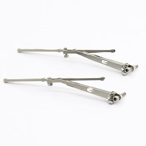 Metall Scheibenwischer for 1/10 RC Crawler AXIAL SCX10 Jeep Cherokee TRAXXAS TRX4 Defender Bronco G500 MST KM2 Teile von QPAJWAKS