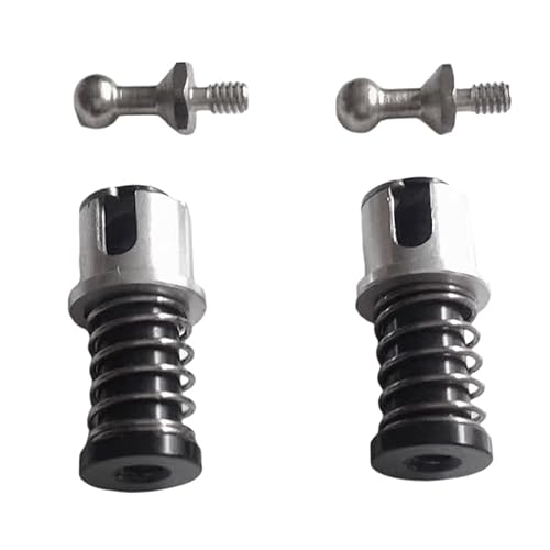 QPAJWAKS Schnellspanner M3 Spurstangenkopf Verknüpfung Kugelkopf Ende Schubstangenkopf Stecker for RC Modell RC Boot Auto Flugzeug von QPAJWAKS