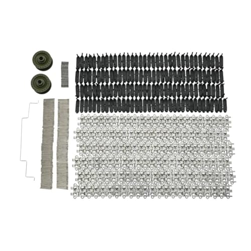 QPAJWAKS Technische Räder Reifen Track Raupe Pedrail for WPL E-1 1/16 Fernbedienung Tank Ersatzteile Zubehör von QPAJWAKS