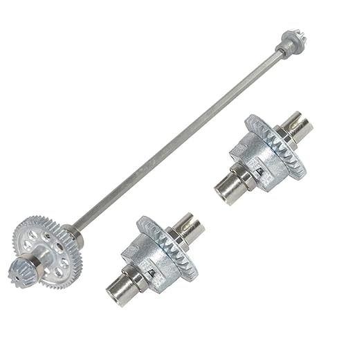 QPAJWAKS Verbesserte zentrale Antriebswelle aus Metall und 2-teiliges Differential for Legend 1/10 RC-Autoersatzteilzubehör von QPAJWAKS