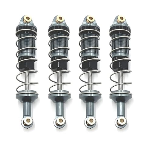 QPAJWAKS Verwendet for MN Modell 1/12 MN128 Wrangler MN86 G500 RC Autoteile Metall Upgrade Hydraulische Stoßdämpfer(Titanium) von QPAJWAKS