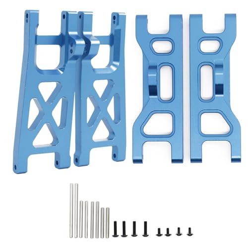 QPAJWAKS Vorne Hinten Suspension Arm for 1/10 ECX 2WD Serie Krawall Qualen Ax Brutus Schaltung AMP MT RC Auto Upgrade Teile(2 Arm Sky Blue) von QPAJWAKS