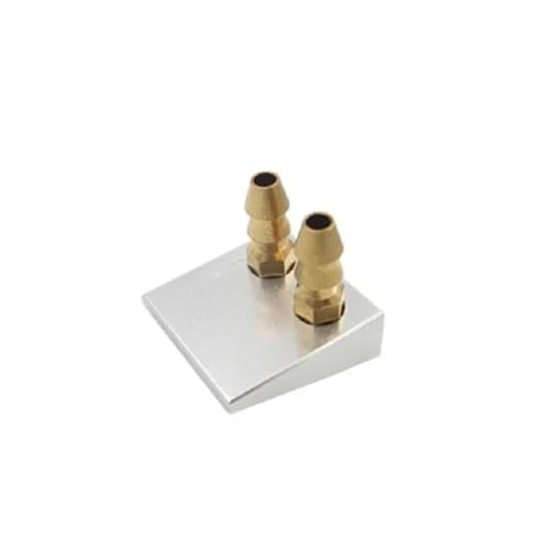 QPAJWAKS Wasserkühlungseinlass Pickup Bottom Dual Wassernippeldüse for RC Boot Mono Schnellboot Wasserflugzeug CAT Marine Spielzeug Zubehör(Double Water Inlet) von QPAJWAKS