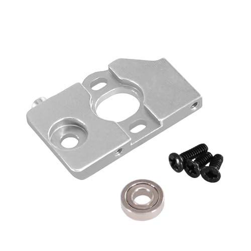 QPAJWAKS Wltoys 284010 284161 1/28 Ferngesteuertes Auto, Zubehör for Upgrade-Teile aus Metall, Motorhalterung(Silver) von QPAJWAKS