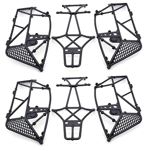 QPAJWAKS X18A-2X RC Auto Karosserie Überrollkäfig Set 7532 for ZD Racing DBX-10 DBX10 1/10 RC Auto Upgrade Teile Ersatz Zubehör QPAJWAKS X18A-2X RC Auto Karosserie Überrollkäfig Set 7532 for ZD Racing DBX-10 DBX10 1/10 RC Auto Upgrade Teile Ersatz Zubehör von QPAJWAKS