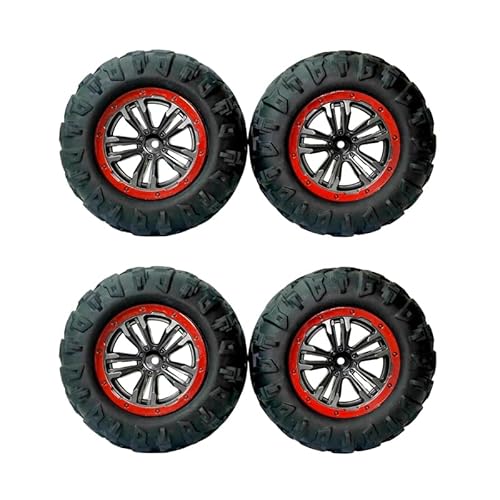 QPAJWAKS X18A-4X RC Auto Rad Reifen Reifen for XLF X03 X04 X-03 X-04 1/10 RC Auto Bürstenlosen Monster Truck Ersatzteile Zubehör von QPAJWAKS