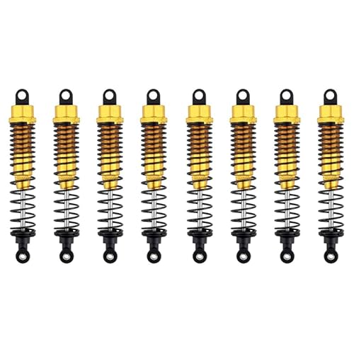 QPAJWAKS X18A-8PCS Stoßdämpfer 108Mm Aluminiumlegierung, Vorne Hinten Montierte Federdämpferaufhängung for 1/10 HSP RC Autos-Gelb QPAJWAKS X18A-8PCS Stoßdämpfer 108Mm Aluminiumlegierung, Vorne Hinten Montierte Federdämpferaufhängung for 1/10 HSP RC Autos-Gelb von QPAJWAKS