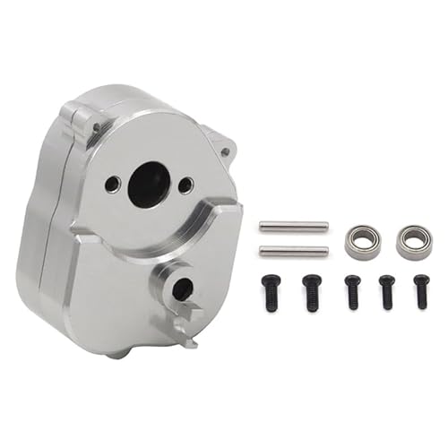 QPAJWAKS for 1/12 MN82 LC79 MN78 Übertragung Metall Getriebe Getriebe Gehäuse RC Auto Upgrade Teile Upgrade Zubehör(Silver) von QPAJWAKS