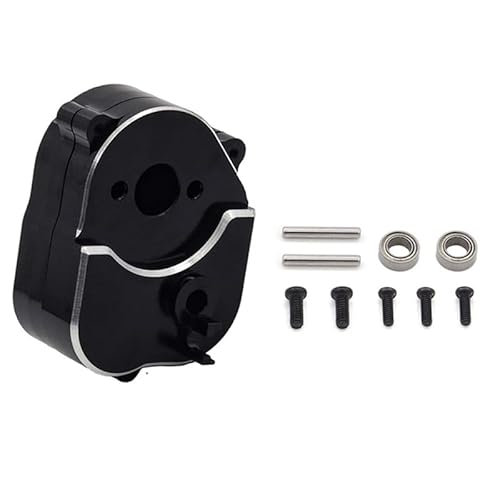 QPAJWAKS for 1/12 MN82 LC79 MN78 Übertragung Metall Getriebe Getriebe Gehäuse RC Auto Upgrade Teile Upgrade Zubehör(Zwart) von QPAJWAKS