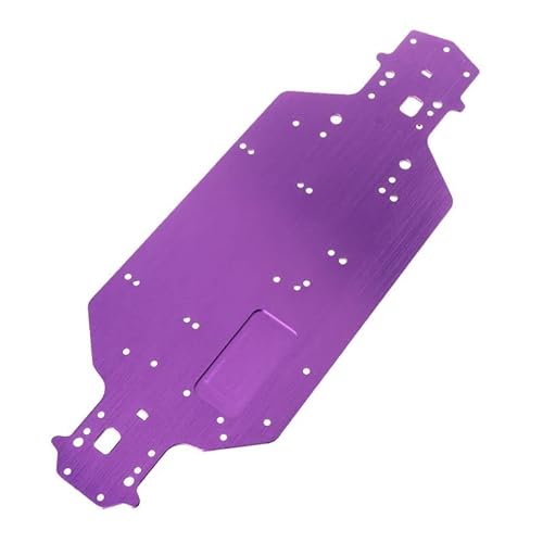 QPAJWAKS for HSP 04001 03601 Aluminium Legierung Metall Chassis 1/10 Tuningteile for Buggy Monster Truck HSP 94107 94170 94118 94111(Purple) von QPAJWAKS