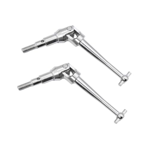 QPAJWAKS for MJX Hyper Go H16 16207 16208 16209 16210 Metal Drive Shaft CVD Driveshaft for 1/16 MJX RC Car Upgrade Part(2Pcs Silver) von QPAJWAKS