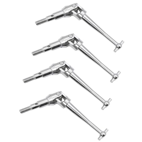 QPAJWAKS for MJX Hyper Go H16 16207 16208 16209 16210 Metal Drive Shaft CVD Driveshaft for 1/16 MJX RC Car Upgrade Part(4Pcs Silver) von QPAJWAKS