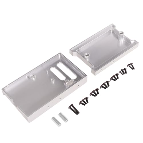 QPAJWAKS for MN-Modell 1/12 neues MN98 MN99s-Fernbedienungsauto Metallmodifikations-Upgradeteile, Platinenbefestigungssitz, hintere Heckklappe(Silver) von QPAJWAKS