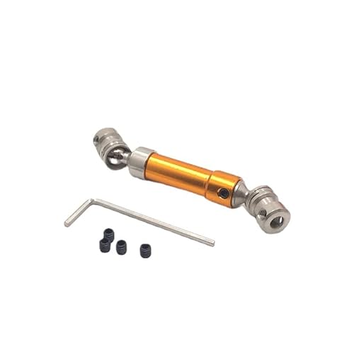 QPAJWAKS for WLtoys 12427 12429 12428 12423 FY01 FY02 FY03 Metall Hinten Antriebswelle RC Auto Teile Upgrade Antriebswelle(Gold) von QPAJWAKS