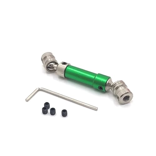 QPAJWAKS for WLtoys 12427 12429 12428 12423 FY01 FY02 FY03 Metall Hinten Antriebswelle RC Auto Teile Upgrade Antriebswelle(Green) von QPAJWAKS