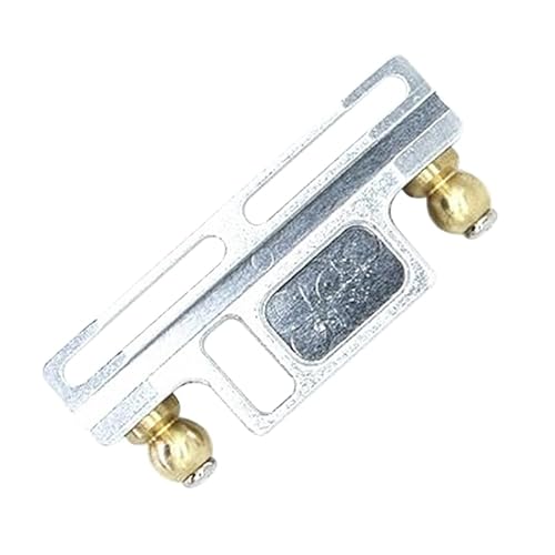 QPAJWAKS for WPL D12 1/10 RC LKW Auto Upgrade Teile Metall Lenkung Gruppe Montage Lenkung Block Ersatz Zubehör(Silver) von QPAJWAKS