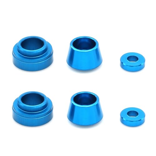 RC Auto-Upgrade Front Steering Cups Dichtung Achse Cups Kit for 1/10 Tamiya TT02 RC Auto Upgrade Teile von QPAJWAKS