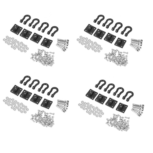 X18A-16Pcs Anhänger Abschleppen Schnalle Tow Schäkel Haken for 1/10 RC Rock Crawler Axial SCX10 Traxxas TRX4 Tamiya D110 RC Auto LKW X18A-16Pcs Anhänger Abschleppen Schnalle Tow Schäkel Haken for 1/10 RC Rock Crawler Axial SCX10 Traxxas TRX4 Tamiya D110 RC Auto LKW von QPAJWAKS