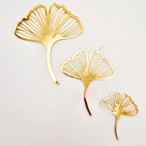 3 x Boho-Kuchenaufsätze, Ginkgo-Blätter, Cupcake-Einsatz, für Geburtstagsparty, Hochzeit, Babyparty, Boho-Mottoparty 3 x Boho-Kuchenaufsätze, Ginkgo-Blätter, Cupcake-Einsatz, für Geburtstagsparty, Hochzeit, Babyparty, Boho-Mottoparty von QPARTYFIRE