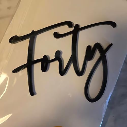 Happy 40th Birthday Cake Topper Gold Acryl Cheers to 40 Years Cake Topper 40 Cake Topper for Happy 40th Birthday Decorations Anniversary 40th Birthday Decoration Happy 40th Birthday Cake Topper Gold Acryl Cheers to 40 Years Cake Topper 40 Cake Topper for Happy 40th Birthday Decorations Anniversary 40th Birthday Decoration von QPARTYFIRE