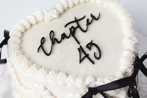 Tortenaufsatz "Happy 45th Birthday", Hello 45, Cheers to 45 Years, 45. Jahrestag/Geburtstagsparty-Dekoration Tortenaufsatz "Happy 45th Birthday", Hello 45, Cheers to 45 Years, 45. Jahrestag/Geburtstagsparty-Dekoration von QPARTYFIRE