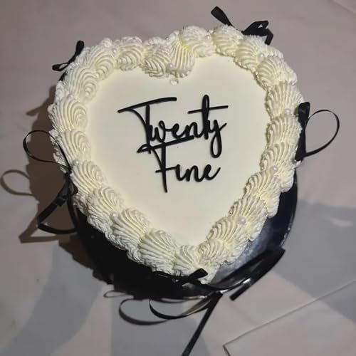 Twenty Fine Cake Topper – Happy 25th Birthday Cake Decor – Cheers to 25 Years Birthday Party Decorations, 20th Anniversary Party Supplies Twenty Fine Cake Topper – Happy 25th Birthday Cake Decor – Cheers to 25 Years Birthday Party Decorations, 20th Anniversary Party Supplies von QPARTYFIRE