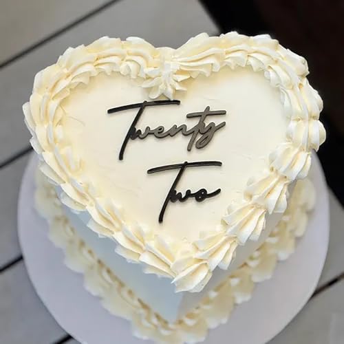 Twenty Two Tortenaufsatz – Happy 22th Birthday Kuchendekoration – Cheers to 22 Years Geburtstagsparty-Dekorationen, Partyzubehör zum 22. Jahrestag Twenty Two Tortenaufsatz – Happy 22th Birthday Kuchendekoration – Cheers to 22 Years Geburtstagsparty-Dekorationen, Partyzubehör zum 22. Jahrestag von QPARTYFIRE