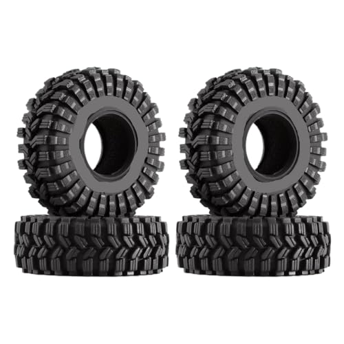 1,0 Radreifen Alle Terrain für 1/18 1/24 Skala RC Crawler Car kompatibel mit SCX24 AX24 FMS -Modellen Super Soft Sticky T1014 von QPSJXN