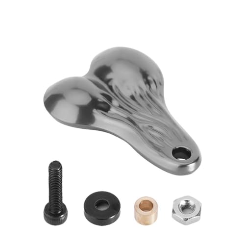 1/24 1/18 RC Crawler Car Accessoire Metall Dangler -Kugeln Muttern kompatibel mit SCX24 AX24 -Modellen(Black Chrome) von QPSJXN