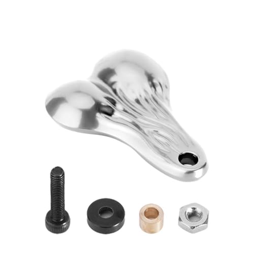 1/24 1/18 RC Crawler Car Accessoire Metall Dangler -Kugeln Muttern kompatibel mit SCX24 AX24 -Modellen(Sliver) von QPSJXN