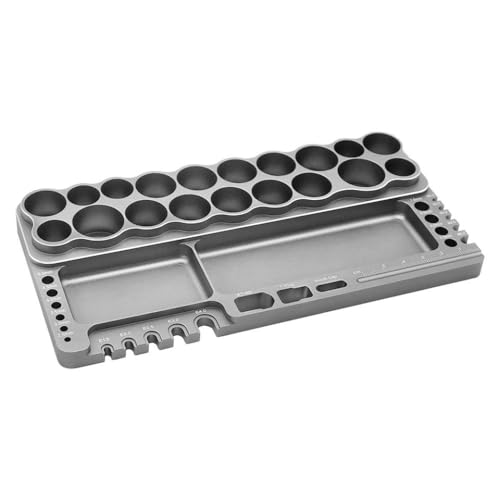 1/8 1/0 1/12 1/14 RC -Autoboot -Drohnen -Schraubendreher -Werkzeugschelfpanzer -Sechskantschraubendreher -Kit -Halter -Werkzeug -Rack -Speicherschraubenträger, kompatibel mit verschiedenen kleinen Tei von QPSJXN