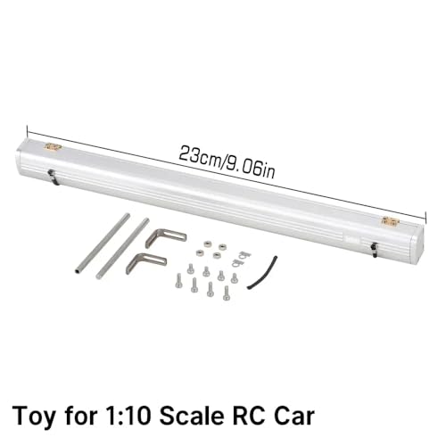 1 10 Skala RC Crawler Car Camping Zelt Markisen Schatten Baldachin Dekoration Accessoire kompatibel mit 1 10 Off -Straßenfahrzeugmodell 90046(Silver) von QPSJXN