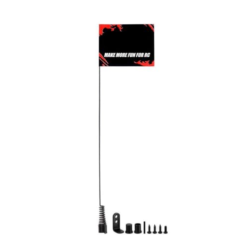 15 cm Flaggendekoration kompatibel mit 1 18 1 24 Scale RC Crawler -Autos wie SCX24 AX24 FCX18 Modelle(1PCS) von QPSJXN