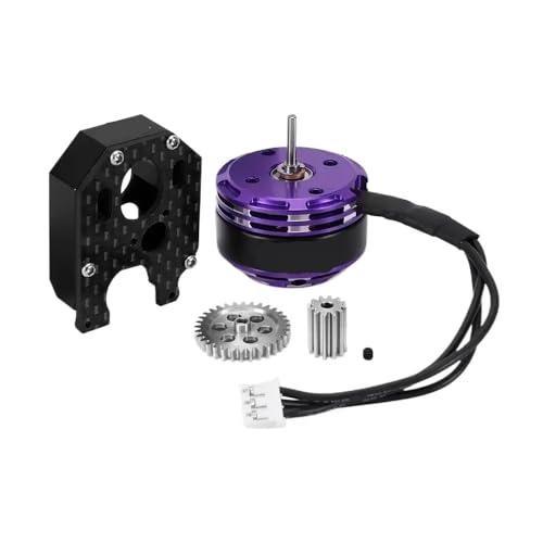 2204 bürstenloser Outrunner -Motor mit Mount, der für 1 24 -Skala -RC -Crawler wie SCX24 und ähnliche Modelle kompatibel ist von QPSJXN